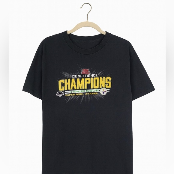 Pittsburgh Steelers NFL Super Bowl XLIII Conference Champions T-Shirt. Size XL - Picture 1 of 2
